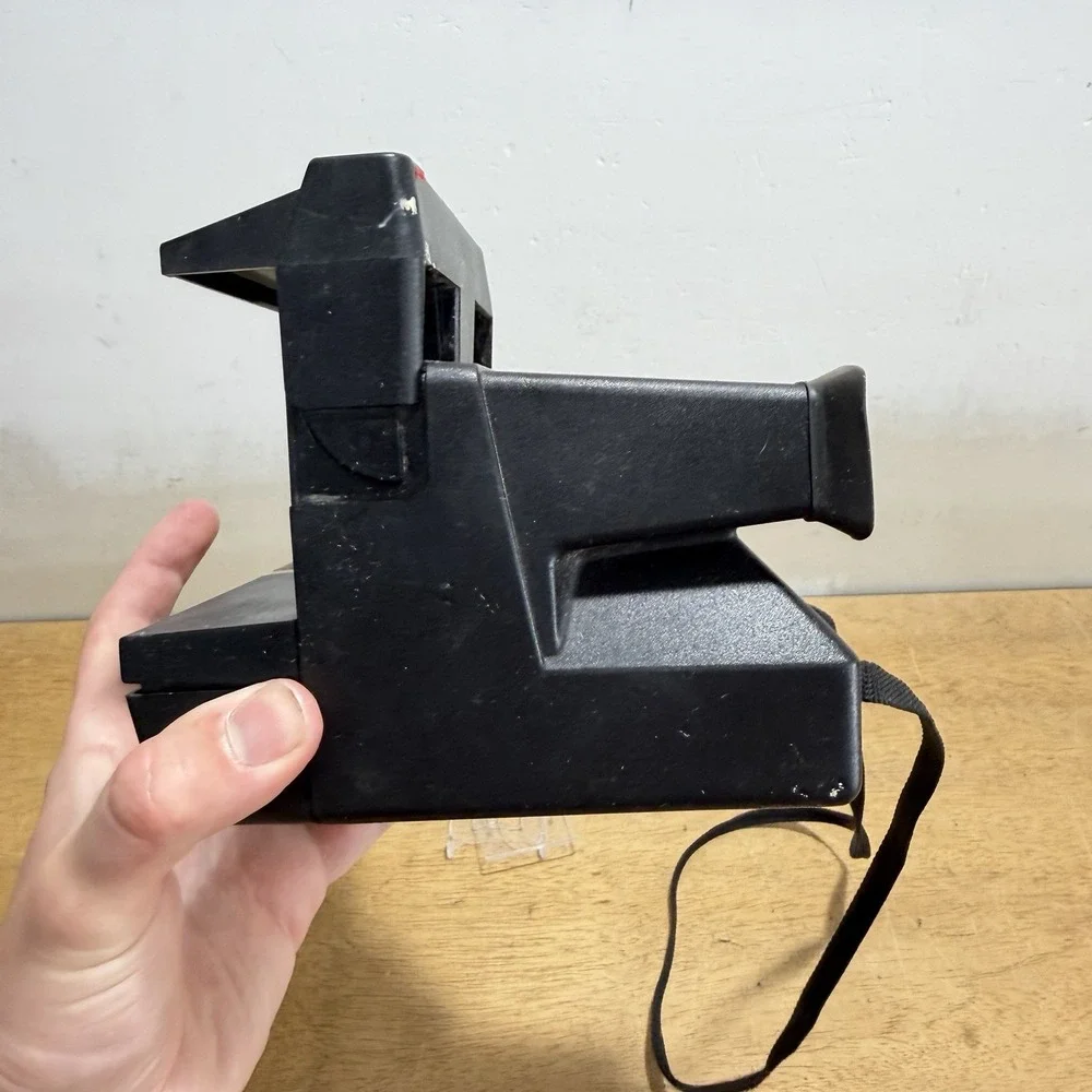 Polaroid OneStep 600 Close Up Instant Film Camera Vintage Black Untested